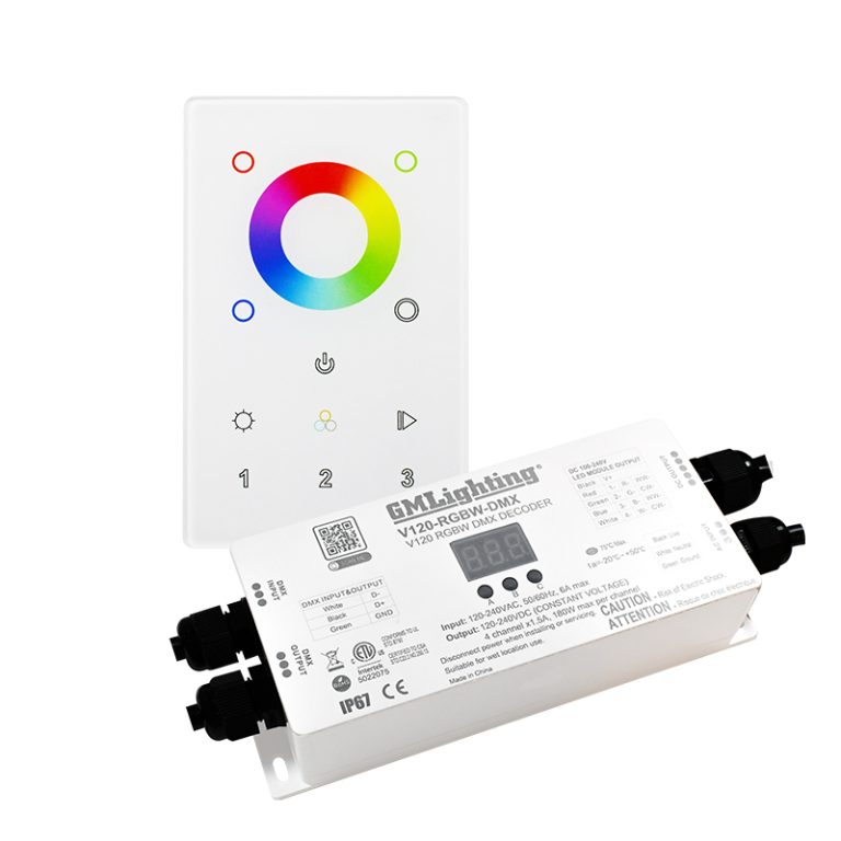 120V Tape RGBW DMX Decoder - GM Lighting LLC
