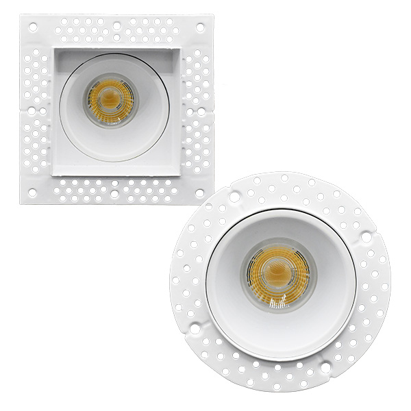 Recessed Mounted LED Strip Channels With Regressed Cover