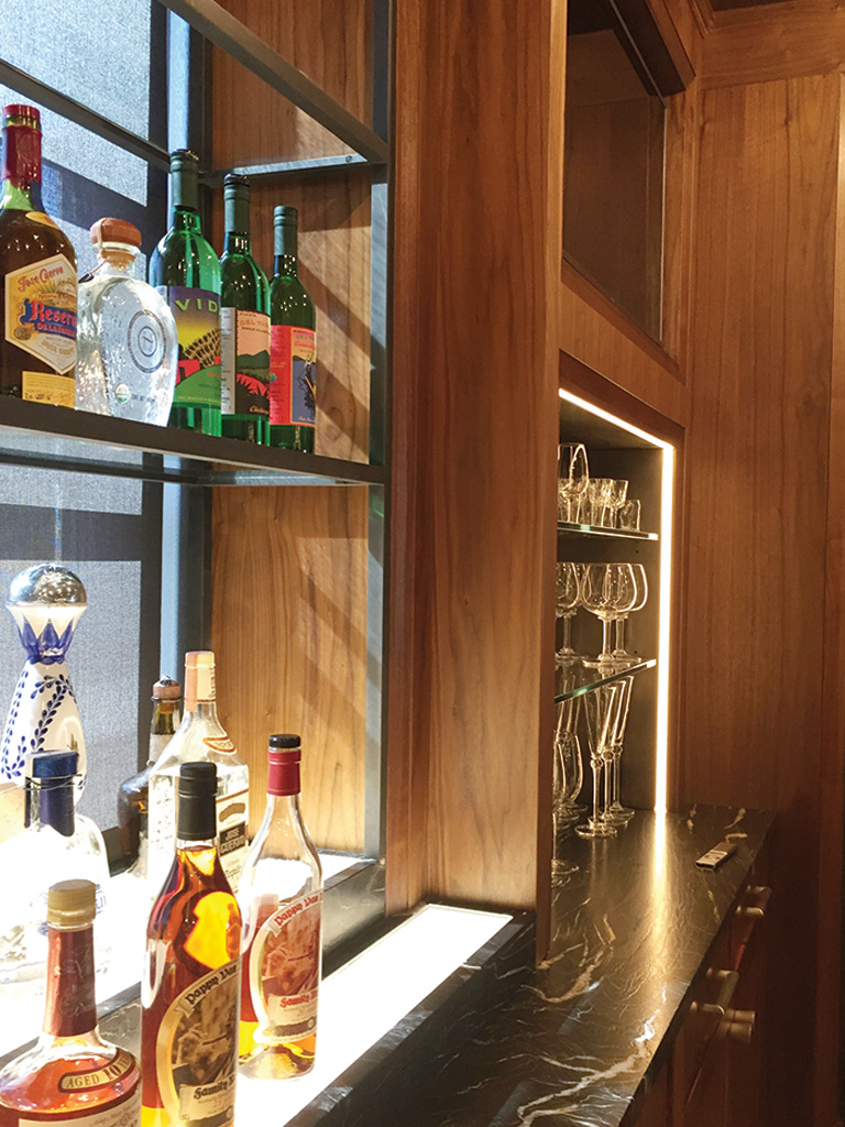 Home Bar Inset Lighting