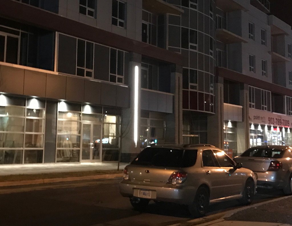 Apartment House Entry Light Pillar